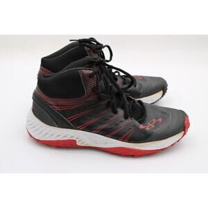 Boombah Black & Red Women's Mid Molded Softball Cleats Size 9